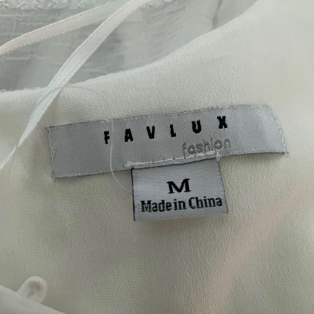 Favlux White Mini Dress - Gem